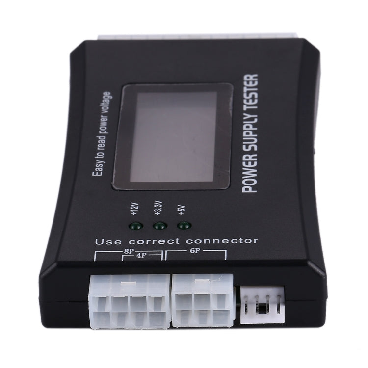 Digitales LCD-Display PC Computer 20/24 Pin Netzteil-Tester Leistungsmess-Diagnosetool, ATX-Anschluss mit LCD