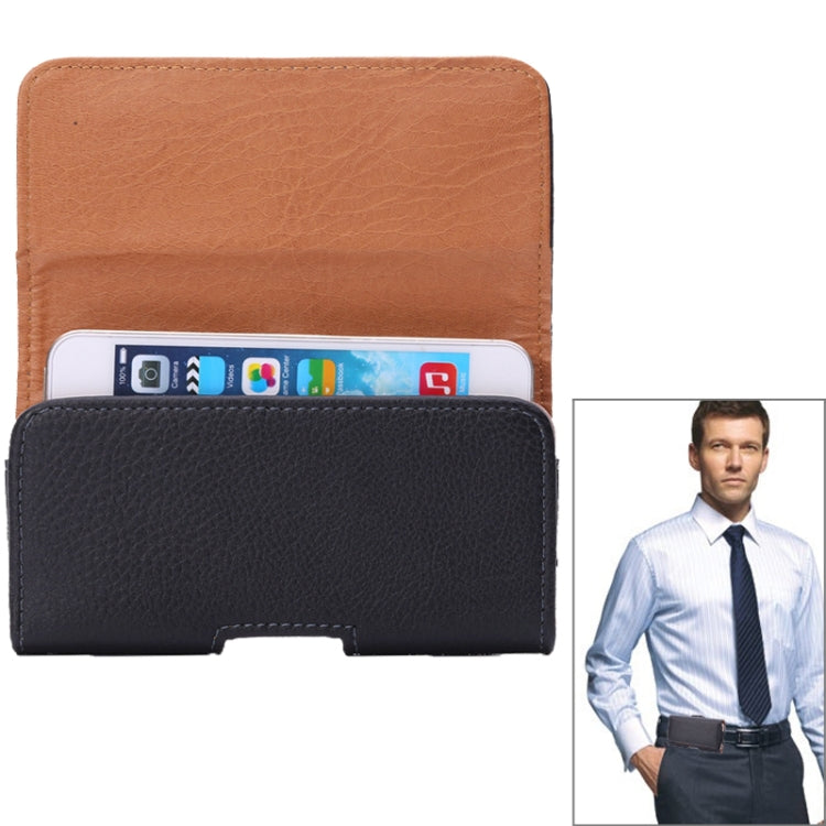 Litschi-Textur universelle horizontale Gürteltasche für iPhone 6 / Galaxy S4 / i9500