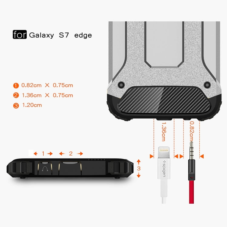 For Galaxy S7 Edge / G935 Tough Armor TPU + PC Combination Case , For Galaxy S7 Edge, For Samsung Galaxy S7 Edge