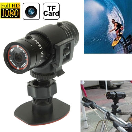 F9 Full HD 1080P Action Helmet Camera / Sports Camera / Bicycle Camera, Support TF Card, 120 Degree Wide Angle Lens, F9
