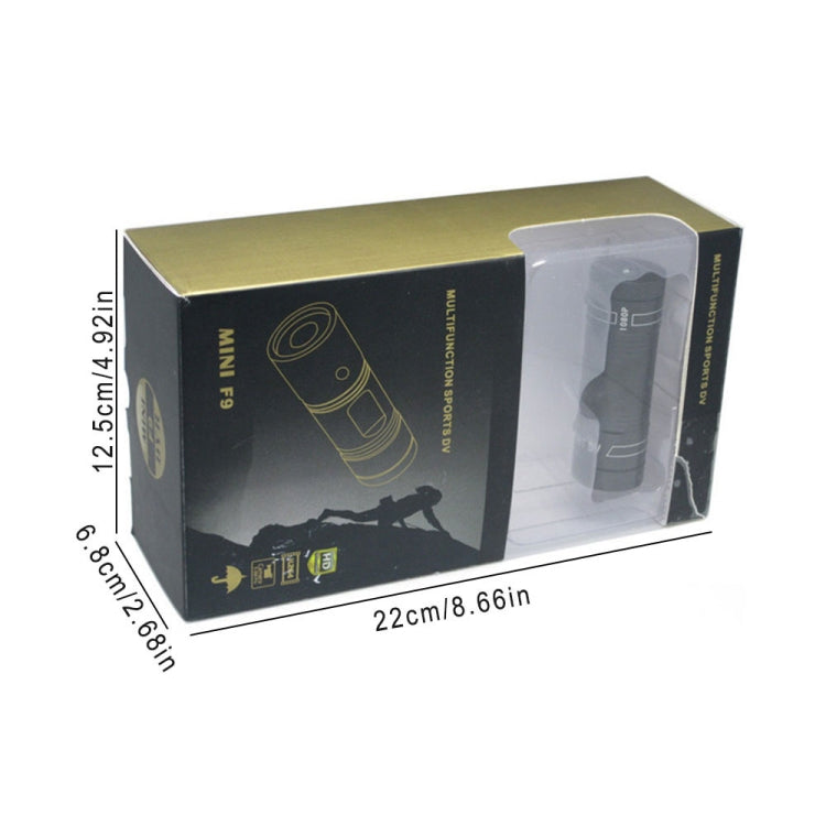 F9 Full HD 1080P Action Helmet Camera / Sports Camera / Bicycle Camera, Support TF Card, 120 Degree Wide Angle Lens, F9