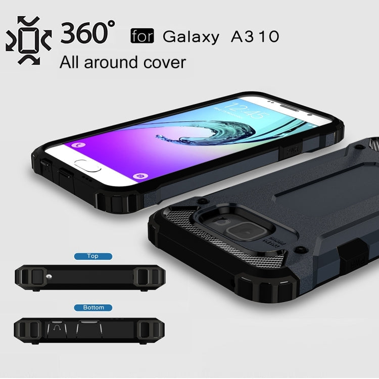 For Galaxy A3 (2016) / A310 Tough Armor TPU + PC Combination Case