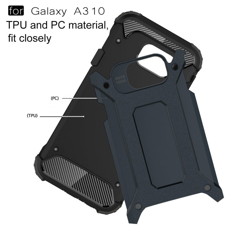 For Galaxy A3 (2016) / A310 Tough Armor TPU + PC Combination Case