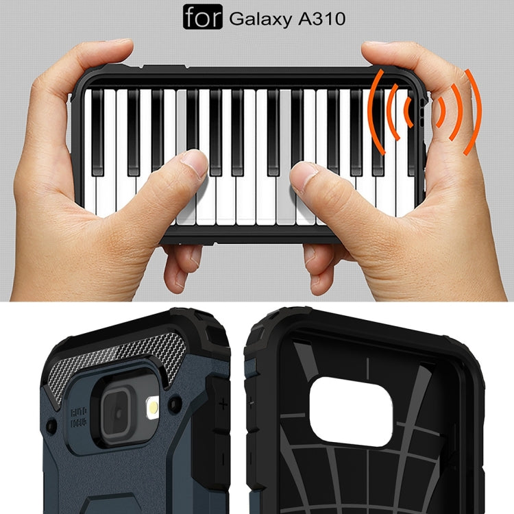 For Galaxy A3 (2016) / A310 Tough Armor TPU + PC Combination Case