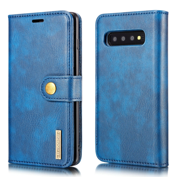 DG.MING Abnehmbare magnetische Lederhülle mit Crazy Horse Textur für Samsung Galaxy S10e, mit Halterung, Kartenfächern & Geldbörse, für Samsung Galaxy S10e, Galaxy S10e