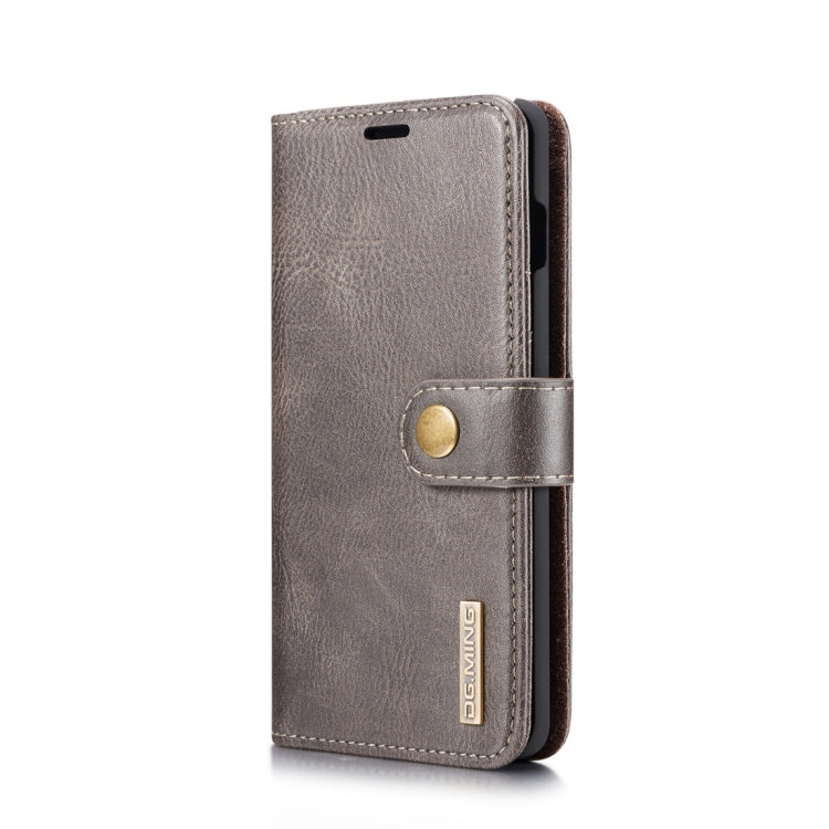 DG.MING Crazy Horse Texture Flip Detachable Magnetic Leather Case for Samsung Galaxy S10, with Holder & Card Slots & Wallet, Galaxy S10, For Samsung Galaxy S10