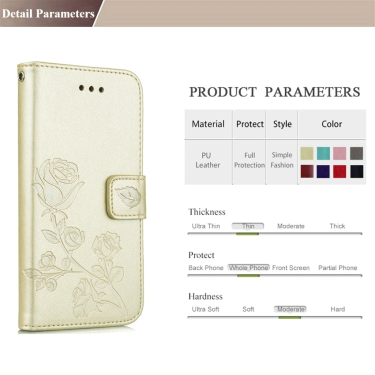 For Galaxy J5 (2016) / J510 Roses Pressed Flowers Pattern Flip Leather Case with Holder & Card Slots & Wallet, For Samsung Galaxy J5 (2016) / J510, For Galaxy J5 (2016) / J510