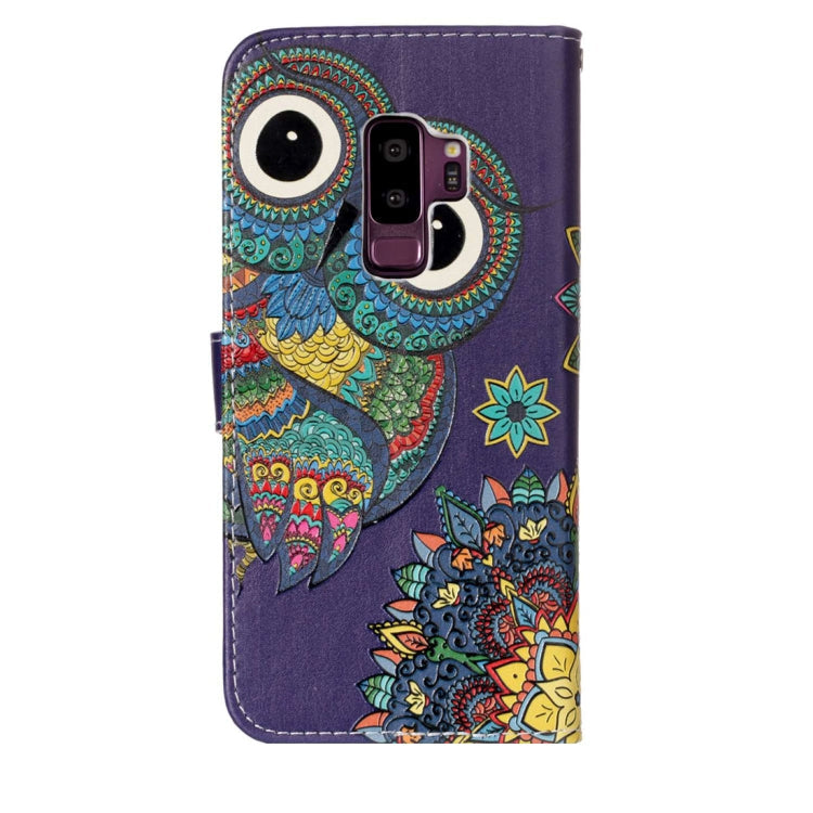 For Galaxy S9+ Gloss Oil Embossed Wolf Pattern Horizontal Flip Leather Case with Holder & Card Slots & Wallet, For Galaxy S9+