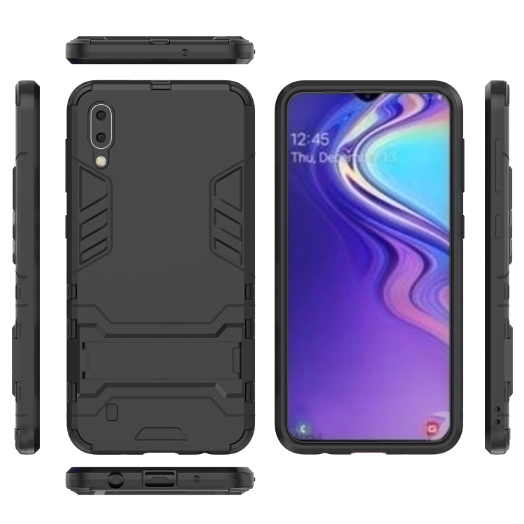 Shockproof PC + TPU Case for Galaxy M10, with Holder, For Samsung Galaxy M10, Galaxy M10