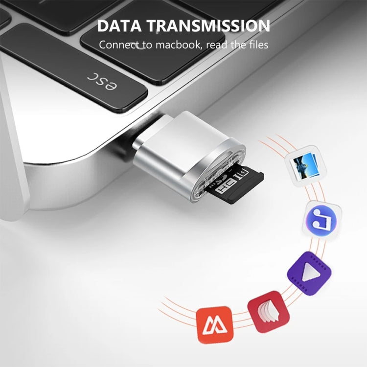 USB-C / Type-C to Micro SD Card (TF Card) Reader Adapter, SAS4451A, SAS4451B