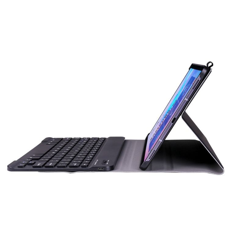 A860 For Samsung Galaxy Tab S6 10.5 inch T860 / T865 Detachable Bluetooth Keyboard Tablet Case with Pen Holder Elastic Strap, Black, Gold, Rose Gold
