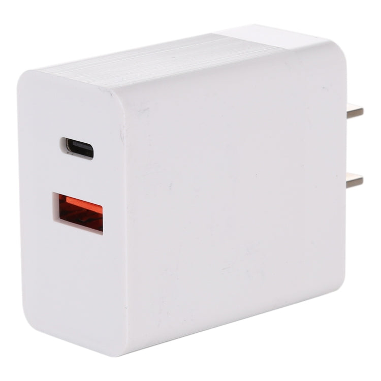 24W PD + QC3.0 Fast Charger Power Adapter Plug Adapter US Plug, 24W US Plug