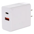 24W PD + QC3.0 Fast Charger Power Adapter Plug Adapter US Plug, 24W US Plug
