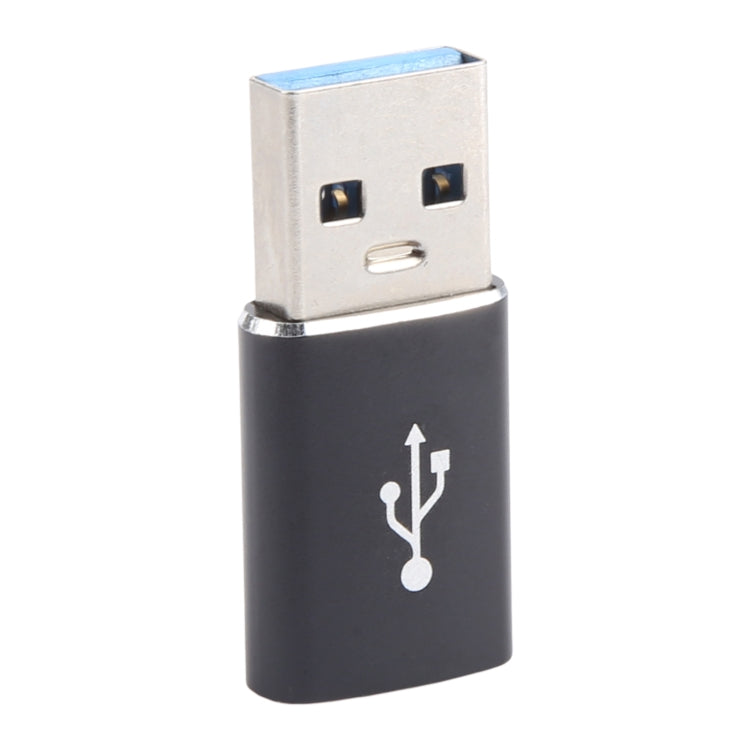 3 PCS USB-C / Type-C Female to USB 3.0 Male Aluminum Alloy Adapter, Support Charging & Transmission Data, USB 3.0