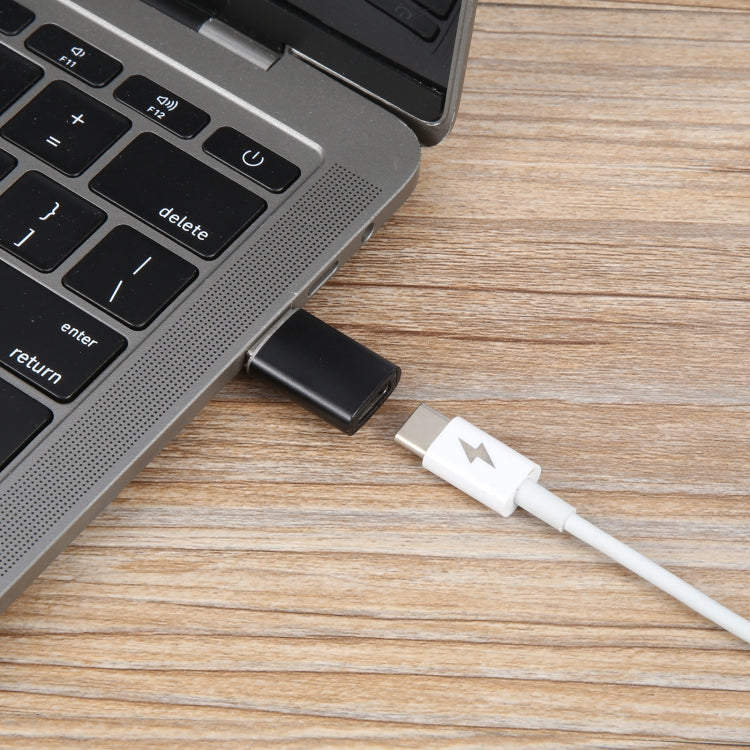 3 PCS USB-C / Type-C Female to USB 3.0 Male Aluminum Alloy Adapter, Support Charging & Transmission Data(Black)