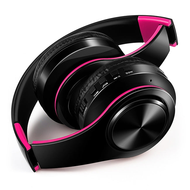 LPT660 Wireless Folding Sports Stereo Music Bluetooth Phones Earphones Support TF Card