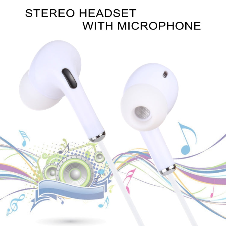 3.5mm Plug In-ear Wired Earphone with Mic, Cable Length: about 1.2m, 3.5mm