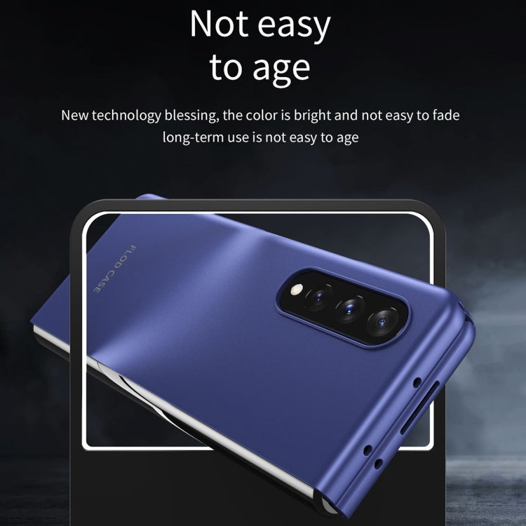For Samsung Galaxy Z Fold3 5G Skin Feel Frosted Electroplating Foldable PC Protective Case, For Samsung Galaxy Z Fold3 5G
