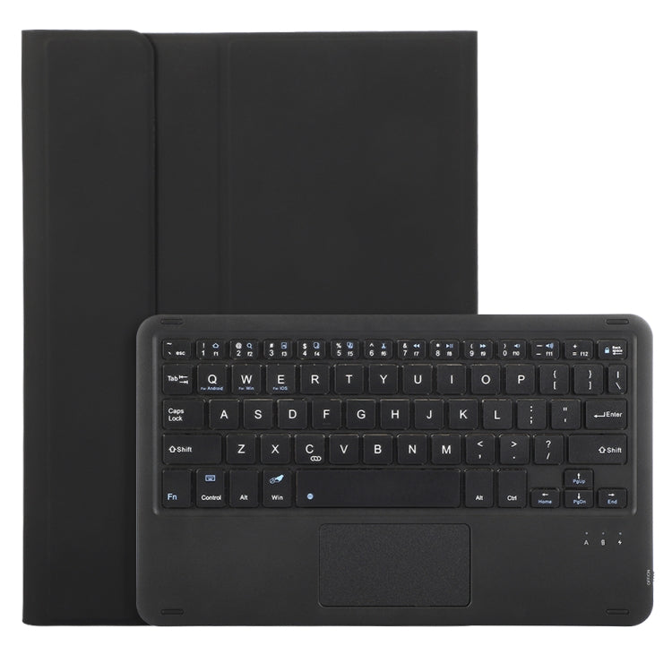 Für iPad 11 2025 / 10. Generation 10.9 2022 A10B-A Lammleder-Textur Bluetooth Touch Tastatur Leder Tablet-Hülle mit Stiftschlitz, A10B-A