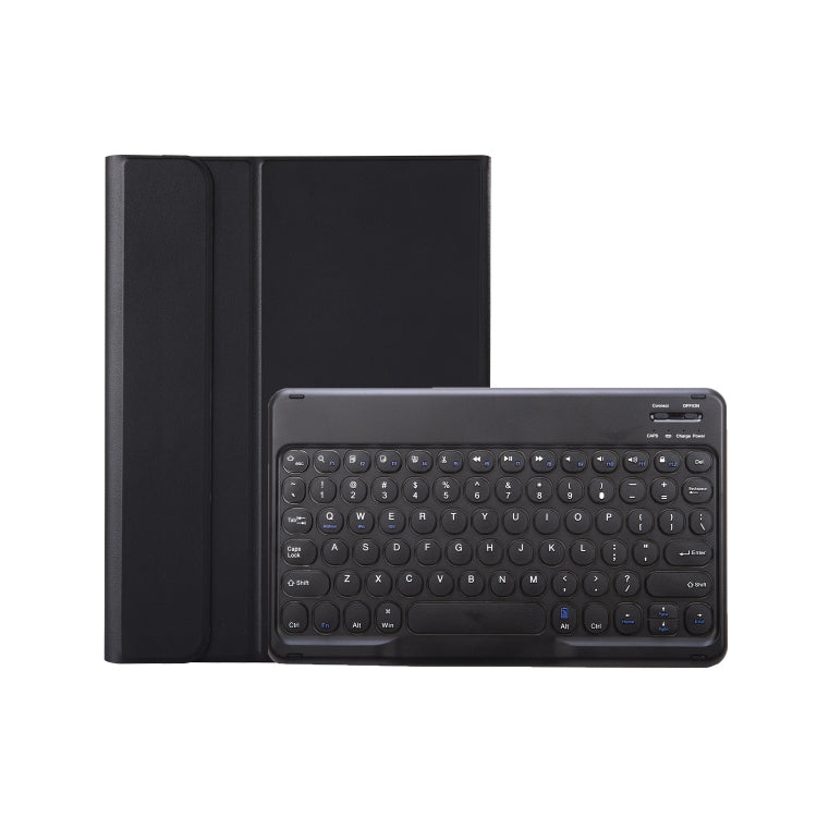 Für iPad 11 2025 / 10. Generation 10.9 2022 YA10B Bluetooth-Tastatur-Leder-Tablet-Hülle mit Lammfelltextur und Stiftschlitz, YA10B