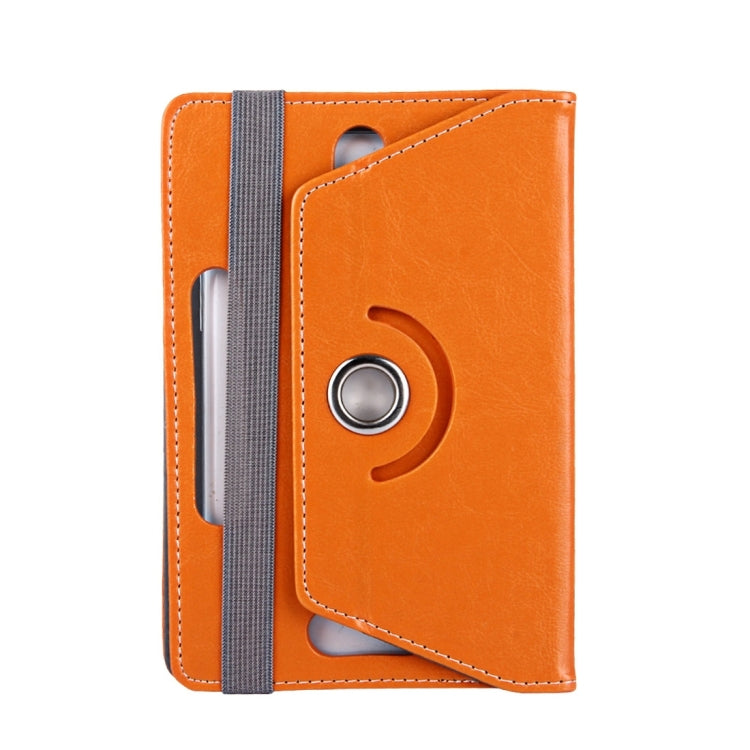 7 inch Tablets Leather Case Crazy Horse Texture 360 Degrees Rotation Protective Case Shell with Holder for Galaxy Tab A 7.0 (2016) / T280 & Tab 4 7.0 / T230 & Tab Q T2558, Colorfly G708, Asus ZenPad 7.0 Z370CG, Huawei MediaPad T1 7.0 / T1-701u