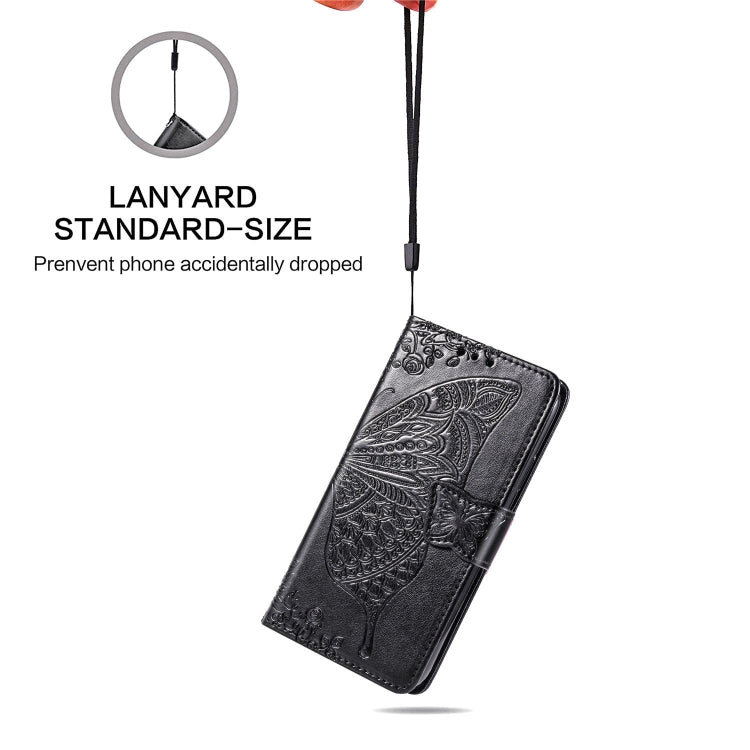 Butterfly Love Flowers Embossing Horizontal Flip Leather Case for Galaxy S10e, with Holder & Card Slots & Wallet & Lanyard, For Galaxy S10e