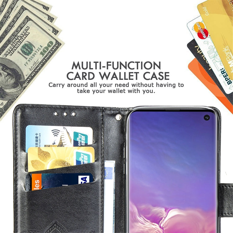 Butterfly Love Flowers Embossing Horizontal Flip Leather Case for Galaxy S10e, with Holder & Card Slots & Wallet & Lanyard, For Galaxy S10e