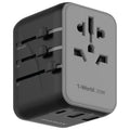MOMAX UA11 1-World 20W PD Globaler Reise-Schnellladeadapter (Schwarz)