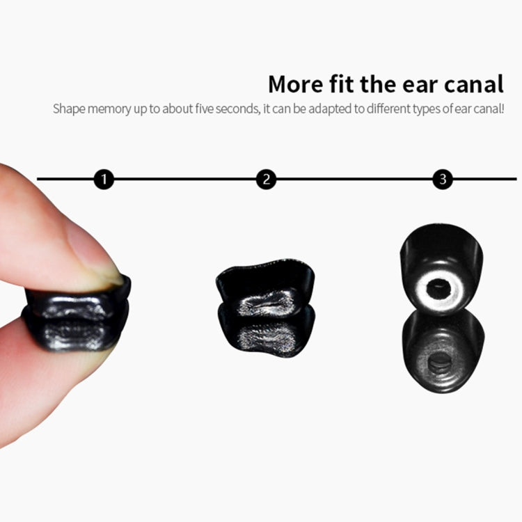 Ein Paar KZ Soft Memory Foam Ohrstöpsel für alle In-Ear-Kopfhörer