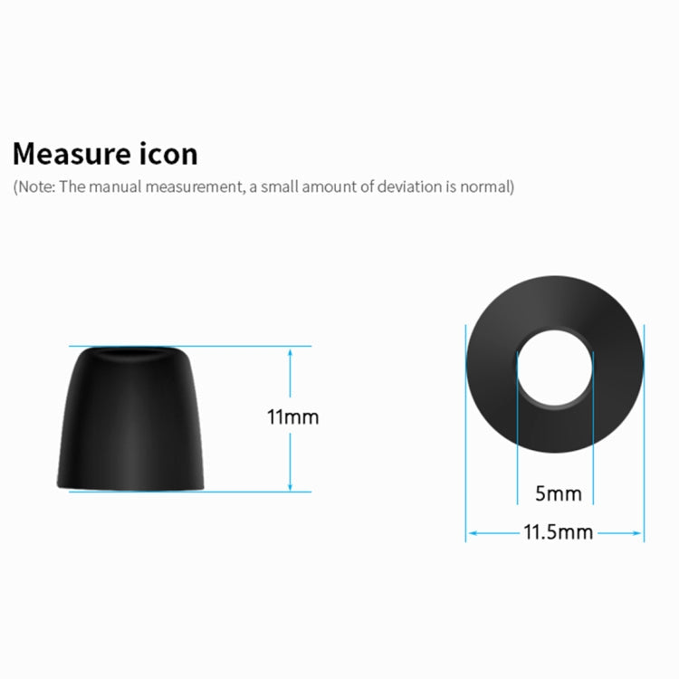 Ein Paar KZ Soft Memory Foam Ohrstöpsel für alle In-Ear-Kopfhörer