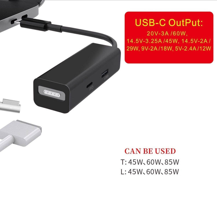 3-in-1 MagSafe 1 / 2 + PD Port + USB-zu-USB-C / Typ-C Konverter-Adapter