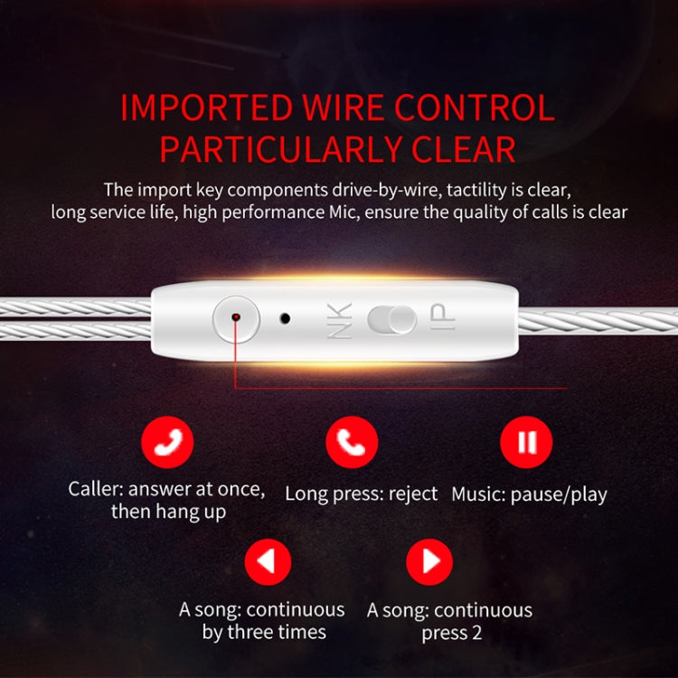 QKZ CK5 HIFI In-Ear-Kopfhörer Star mit der gleichen Musik