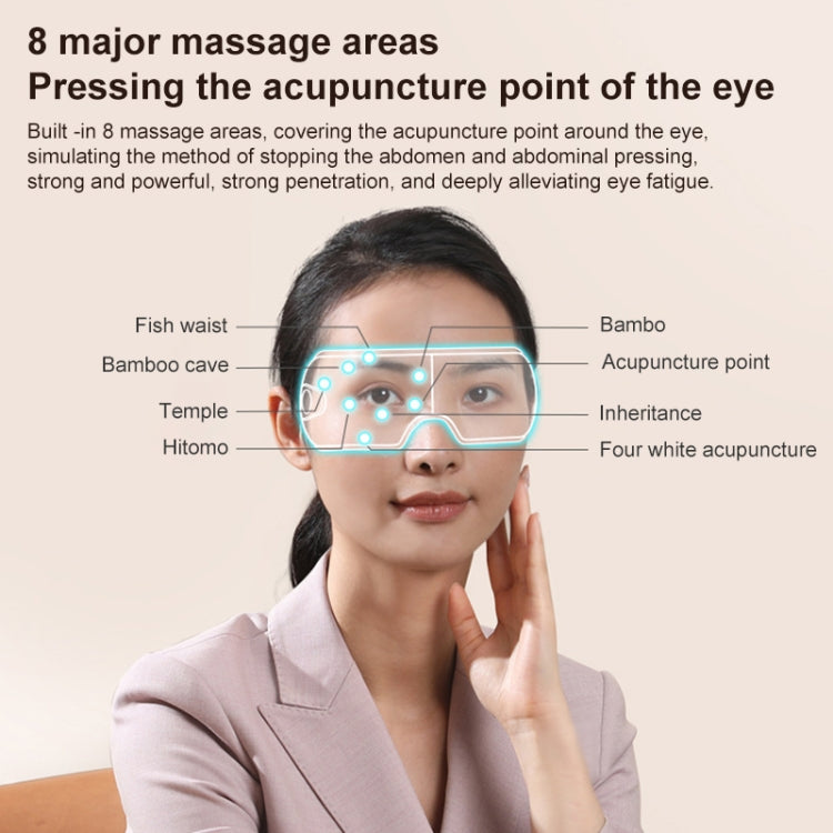 Smart Hot Compress Air Pressure Vibration Eye Massager Visual Massage Eye Care Device