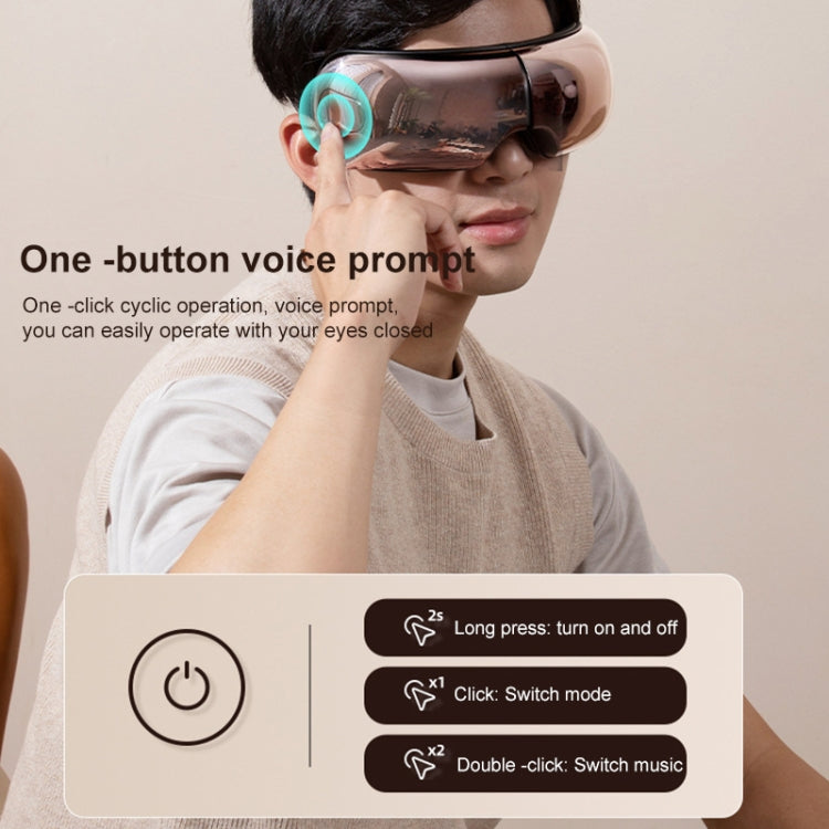 Smart Hot Compress Air Pressure Vibration Eye Massager Visual Massage Eye Care Device
