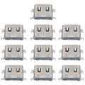 10 PCS Charging Port Connector for Motorola Moto M XT1662, For Moto M