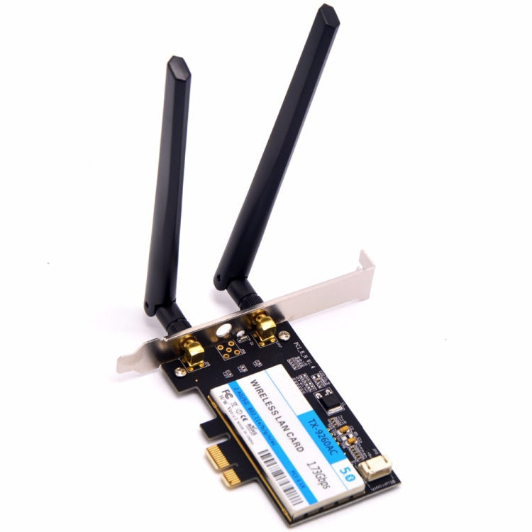 TX-9260AC Wireless-AC Dual Band 802.11ac 1730Mbit/s Desktop PCI-e WLAN Adapter + Bluetooth 5.0 WLAN Netzwerkkarte für Intel 9260ac, TX-9260AC 1730Mbit/s