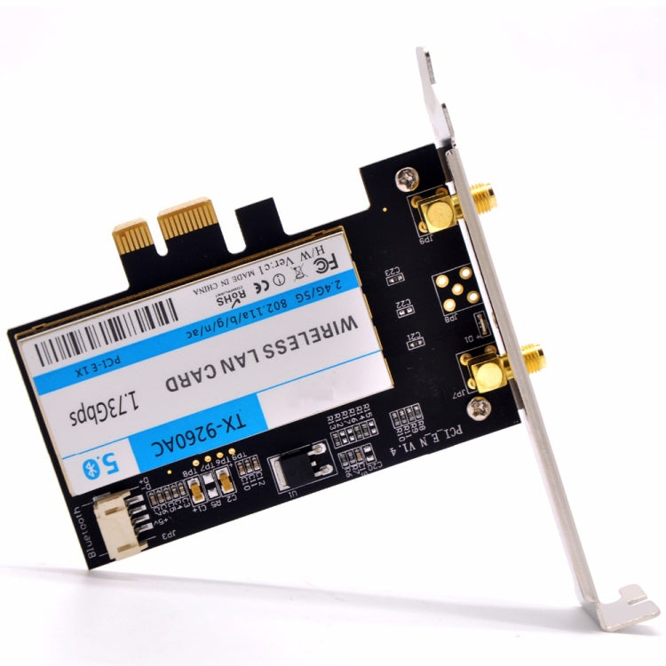 TX-9260AC Wireless-AC Dual Band 802.11ac 1730Mbit/s Desktop PCI-e WLAN Adapter + Bluetooth 5.0 WLAN Netzwerkkarte für Intel 9260ac, TX-9260AC 1730Mbit/s