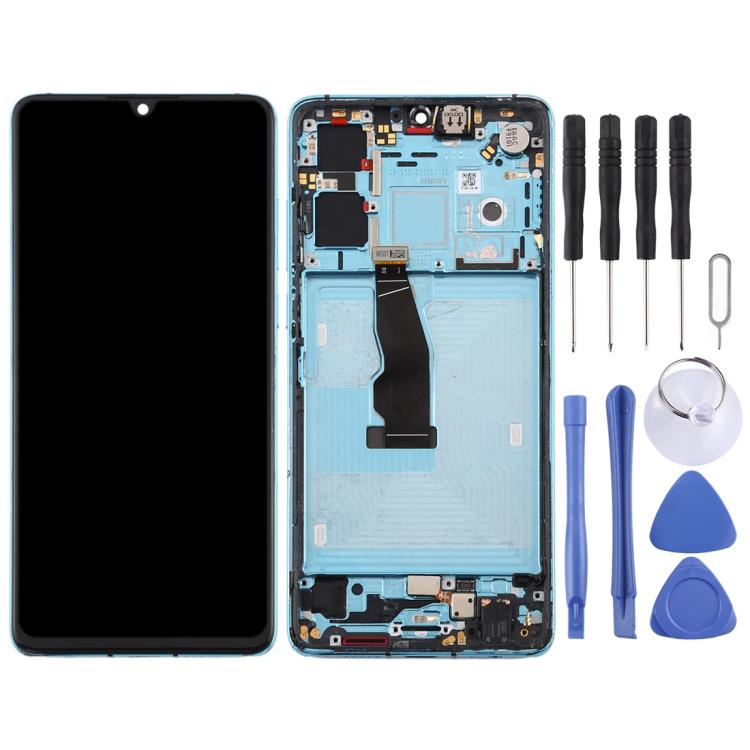LCD Screen and Digitizer Full Assembly with Frame for Huawei P30, For Huawei P30(Breathing Crystal), For P30