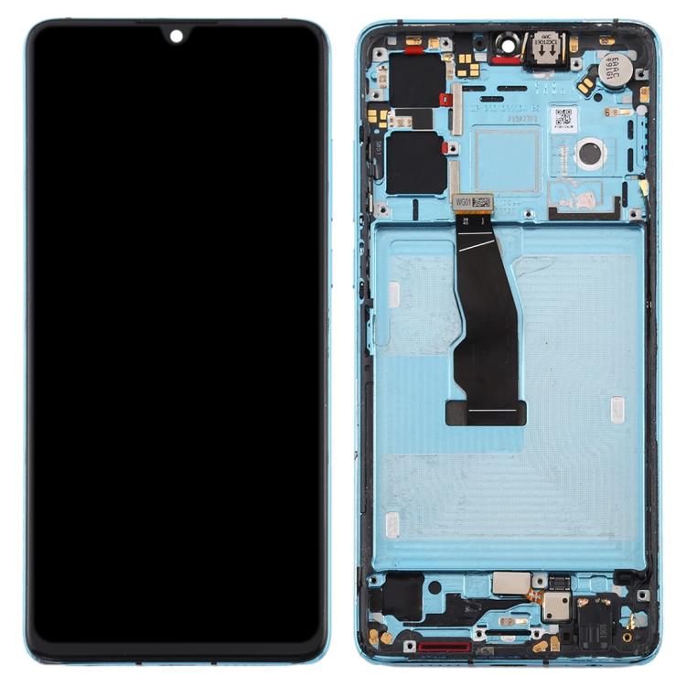 LCD Screen and Digitizer Full Assembly with Frame for Huawei P30, For Huawei P30(Breathing Crystal), For P30