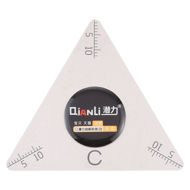 Qianli Triangle Shape Pry Opening Tool With Scales, Triangle