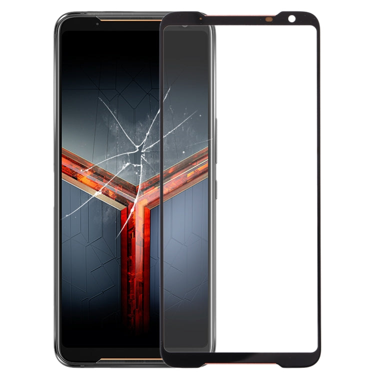Front Screen Outer Glass Lens for Asus ROG Phone II ZS660KL, For Asus ZS660KL