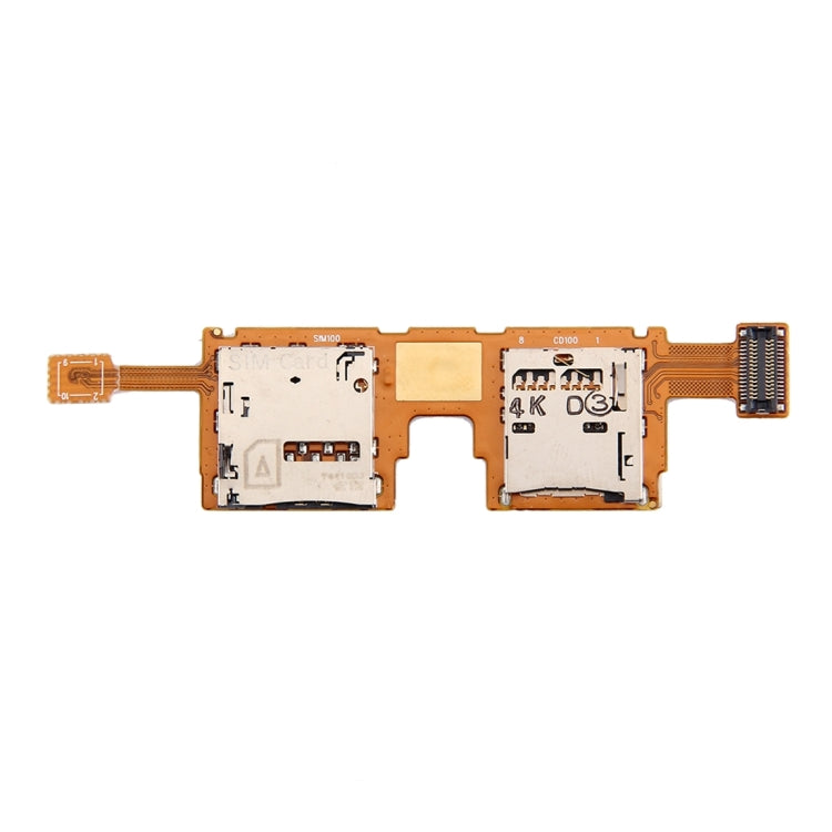 For Galaxy Note Pro 12.2 LTE / P905 SIM & SD Card Reader Contact Flex Cable, For Note Pro 12.2 LTE / P905