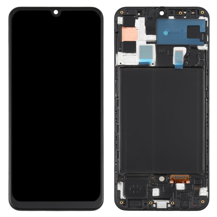Original Super AMOLED LCD Screen  for Galaxy A50 Digitizer Full Assembly with Frame, For Samsung Galaxy A50