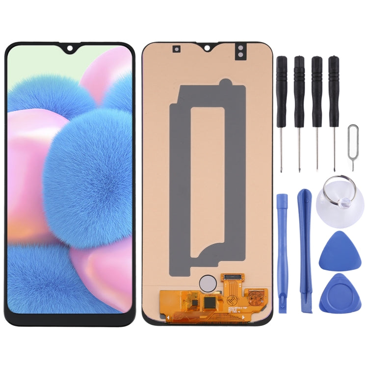 OLED-Material LCD-Bildschirm und Digitizer Komplett-Einheit für Samsung Galaxy A30s SM-A307