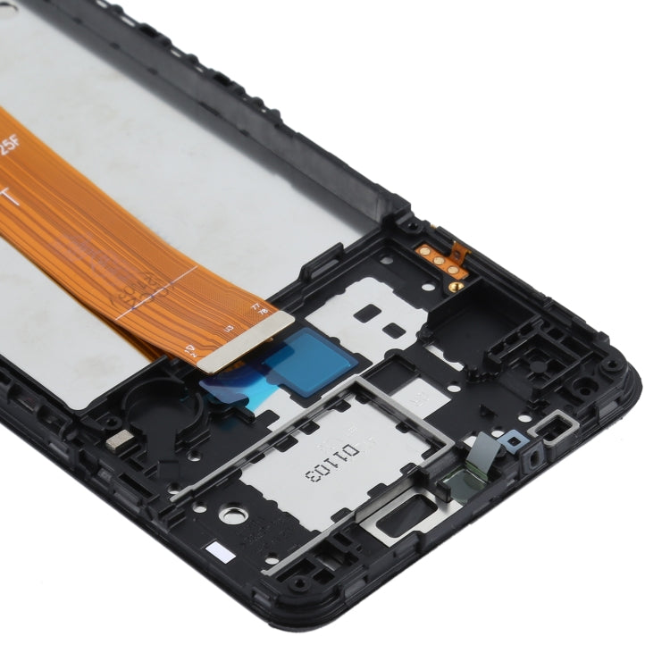 Original LCD-Bildschirm für Samsung Galaxy A12 4G SM-A125F Digitizer Komplett-Einheit mit Rahmen