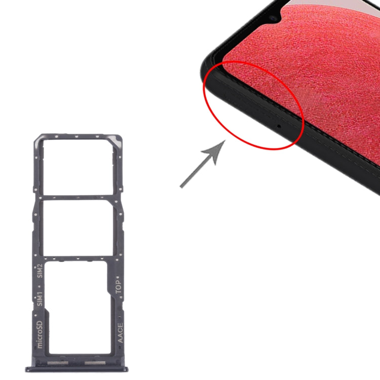 For Samsung Galaxy A13 SM-A135 Original SIM Card Tray + SIM Card Tray + Micro SD card tray