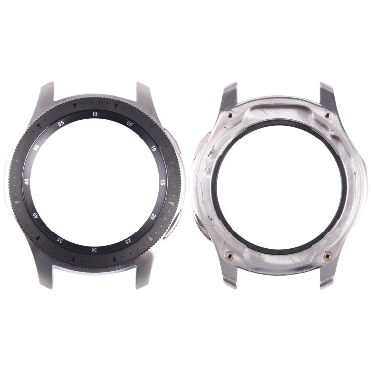 Original LCD Bildschirm Rahmen Blende für Samsung Galaxy Watch 46mm SM-R800 (Silber)
