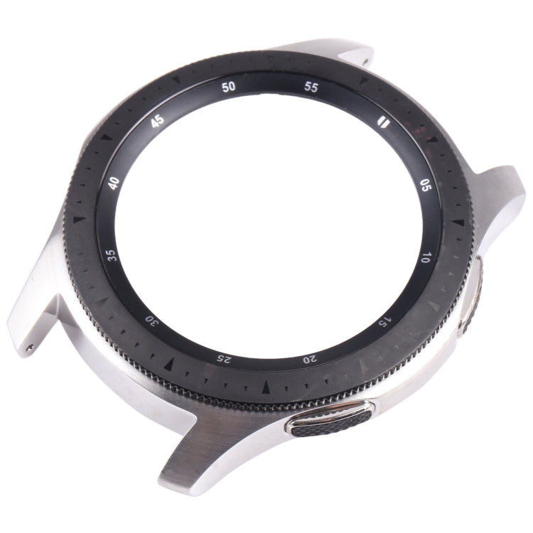 Original LCD Bildschirm Rahmen Blende für Samsung Galaxy Watch 46mm SM-R800 (Silber)