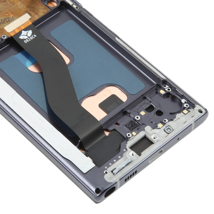 TFT-LCD-Bildschirm für Samsung Galaxy Note10 Digitizer Komplett-Einheit mit Rahmen/Handschrifterkennung, unterstützt keine Fingerabdruckerkennung