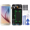 Original LCD Screen and Digitizer Full Assembly with Frame For Samsung Galaxy S6 SM-G920F, For Samsung Galaxy S6